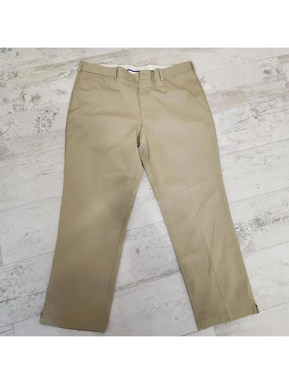 LKNW J Crew tan Khaki slim pants flex 34 32